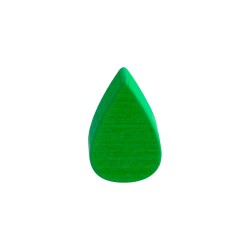 GOTA VERDE CLARO - 10x15x6 mm