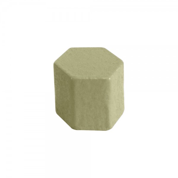 PINO HEXÁGONO BEGE - 11x9x9 mm