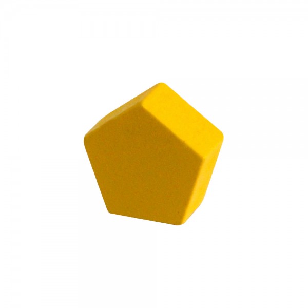 PENTÁGONO AMARELO - 15x15x6 mm