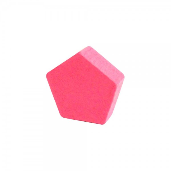 PENTÁGONO ROSA - 15x15x6 mm