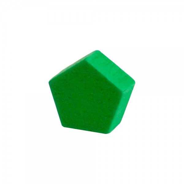 PENTÁGONO VERDE CLARO - 15x15x6 mm