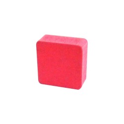 QUADRADO ROSA - 14x14x6 mm
