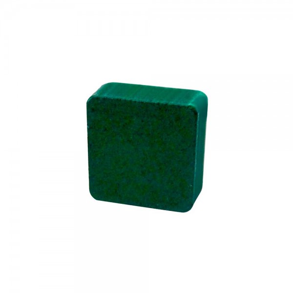 QUADRADO VERDE ESCURO - 14x14x6 mm