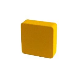 QUADRADO AMARELO - 18x18x6 mm