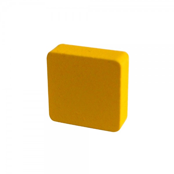 QUADRADO AMARELO - 18x18x6 mm