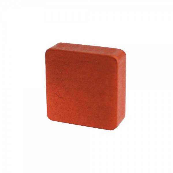 QUADRADO BRONZE - 18x18x6 mm