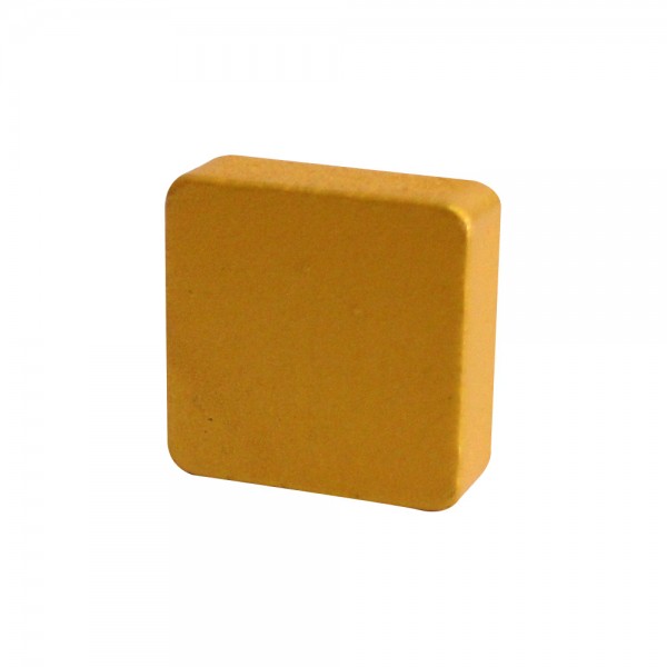 QUADRADO DOURADO - 18x18x6 mm