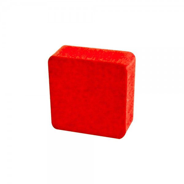 QUADRADO VERMELHO - 18x18x6 mm