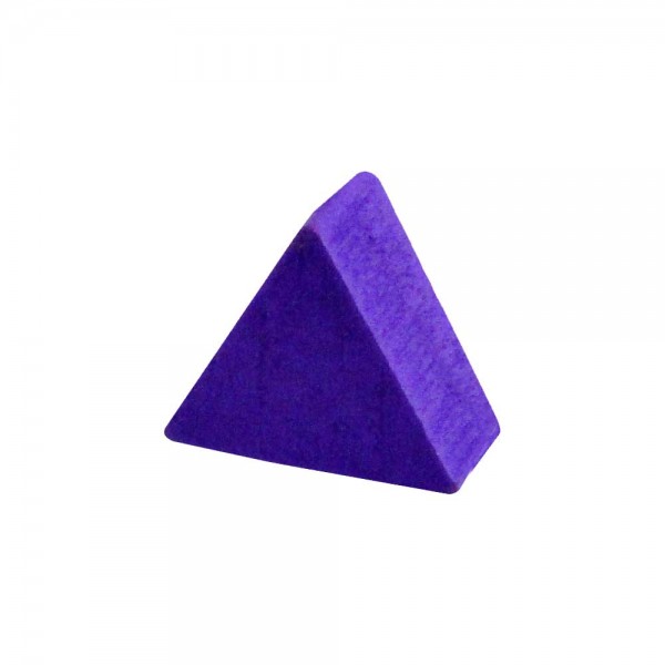 TRIÂNGULO ROXO - 14x12x6 mm