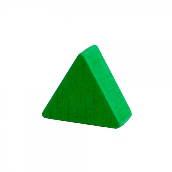 TRIÂNGULO VERDE CLARO - 14x12x6 mm