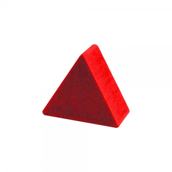 TRIÂNGULO VERMELHO - 14x12x6 mm