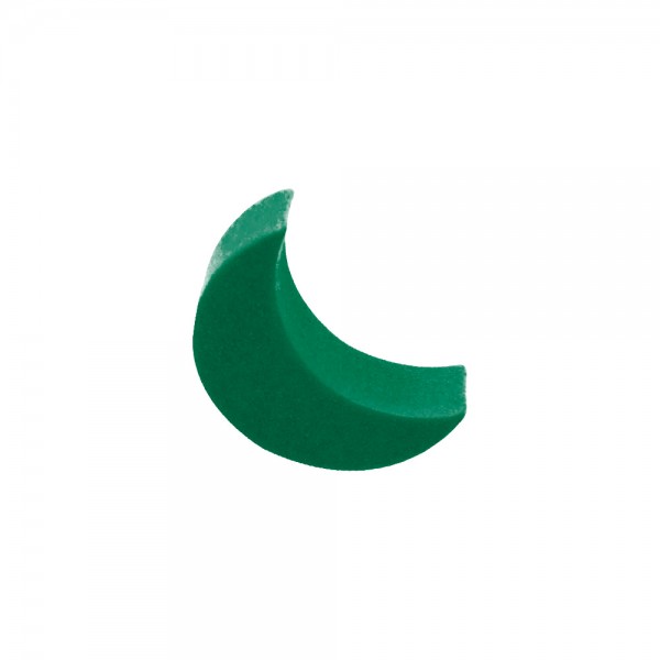 LUA VERDE ESCURO - 20x8x6 mm