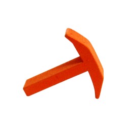 PICARETA LARANJA - 20x22x6 mm