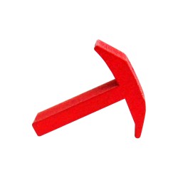 PICARETA VERMELHA - 20x22x6 mm