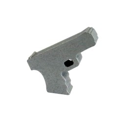 PISTOLA PRATA - 21x18x6 mm