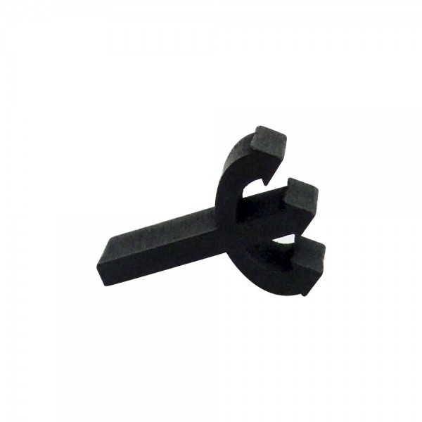 TRIDENTE PRETO - 20x15x6 mm