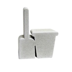 JARDINAGEM (mod.1) BRANCO - 11x20x6 mm