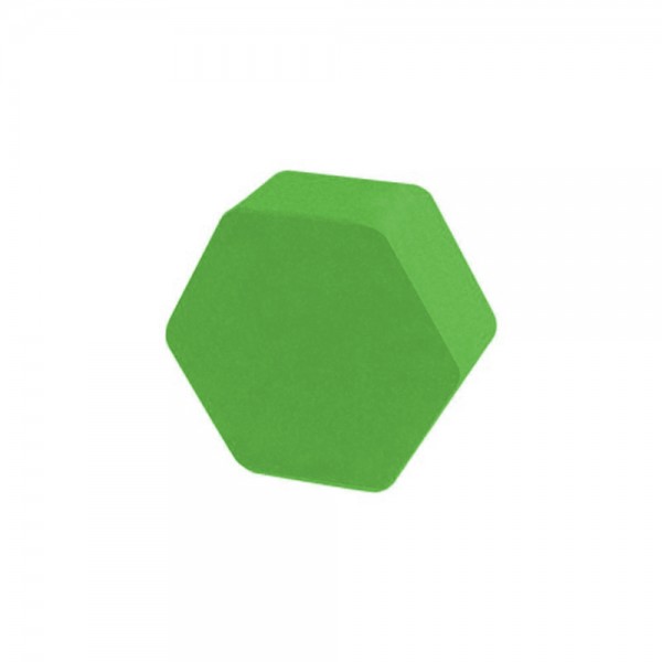 HEXÁGONO VERDE CLARO - 14x14x6 mm