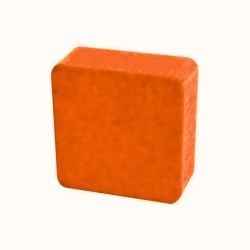 QUADRADO LARANJA - 20x20x6 mm