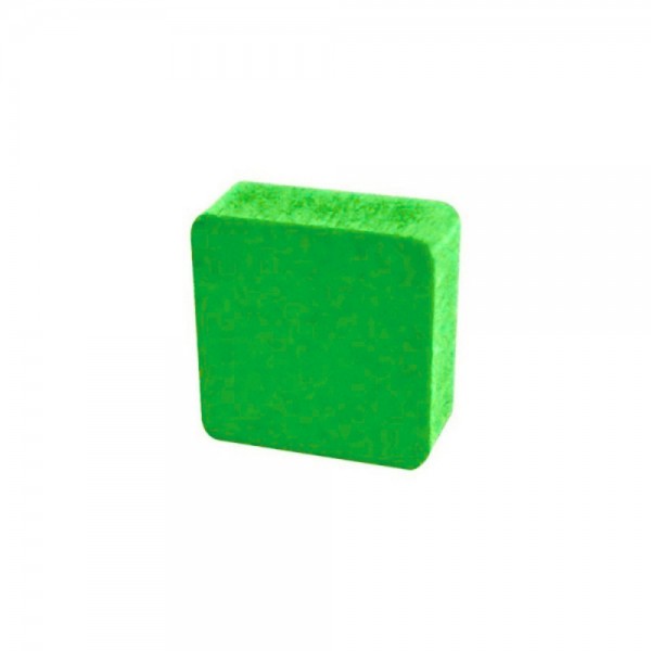 QUADRADO VERDE CLARO - 14x14x6 mm