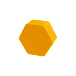 HEXÁGONO AMARELO - 14x14x6 mm