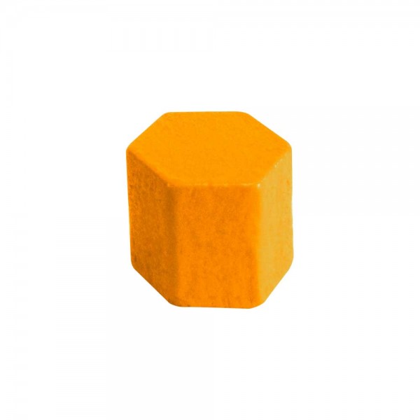 PINO HEXÁGONO AMARELO - 9x9x9 mm