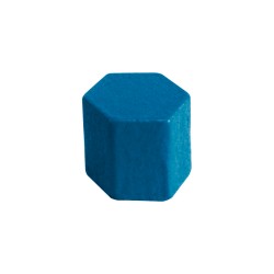 PINO HEXÁGONO AZUL - 9x9x9 mm