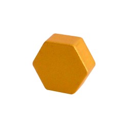 HEXÁGONO DOURADO - 14x14x6 mm