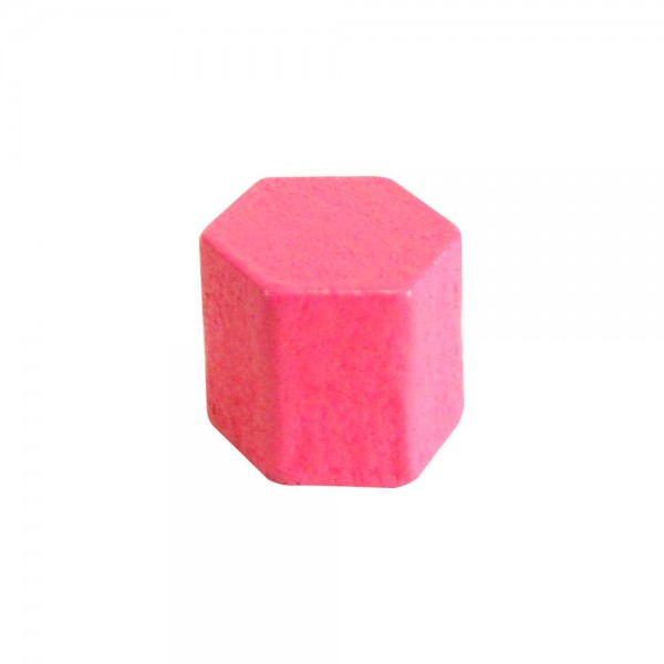 PINO HEXÁGONO ROSA - 9x9x9 mm