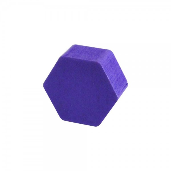 HEXÁGONO ROXO - 14x14x6 mm