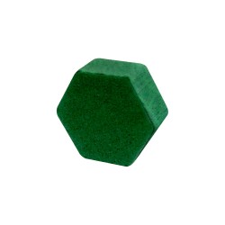 HEXÁGONO VERDE ESCURO - 14x14x6 mm