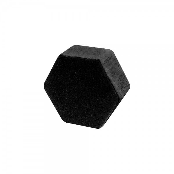 HEXÁGONO PRETO - 14x14x6 mm