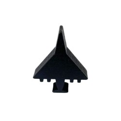 AVIÃO CAÇA (mod.3) PRETO - 40x30x9 mm