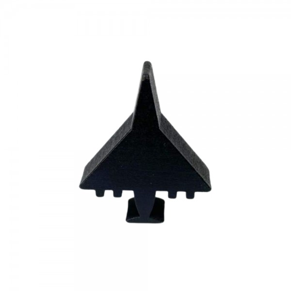 AVIÃO CAÇA (mod.3) PRETO - 40x30x9 mm