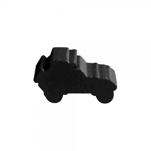 CARRO BLINDADO (mod.2) P PRETO - 19x11x9 mm