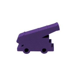 CANHÃO (mod.2) G ROXO - 31x20x9 mm