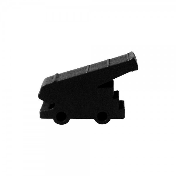 CANHÃO (mod.2) G PRETO - 31x20x9 mm