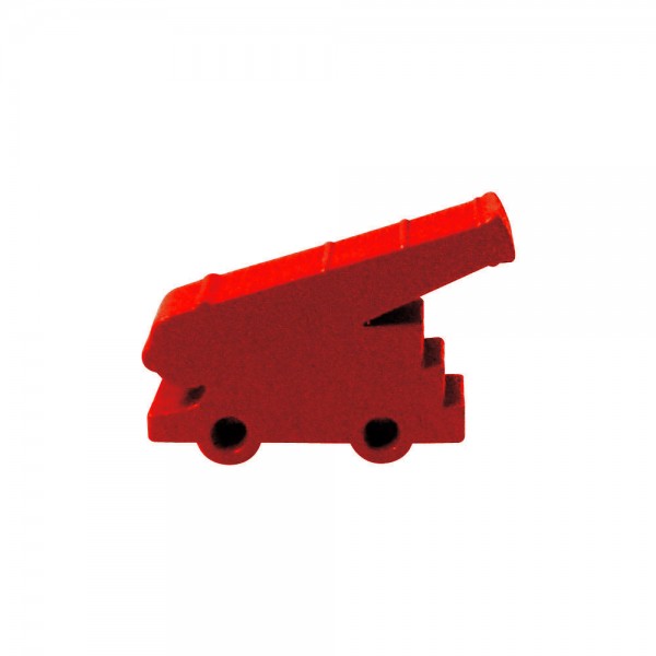 CANHÃO (mod.2) G VERMELHO - 31x20x9 mm