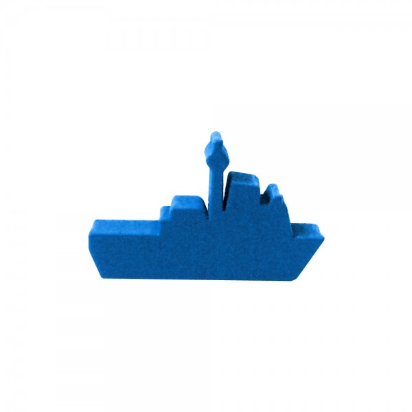 NAVIO DE GUERRA (mod.1) AZUL - 32x19x9 mm