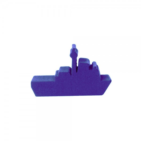 NAVIO DE GUERRA (mod.1) ROXO - 32x19x9 mm