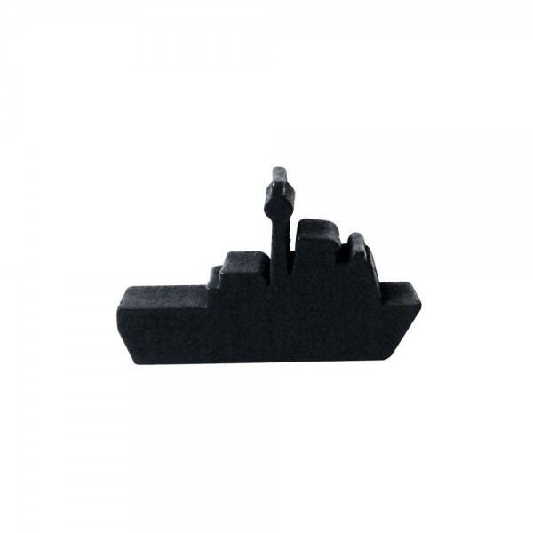 NAVIO DE GUERRA (mod.1) PRETO - 32x19x9 mm