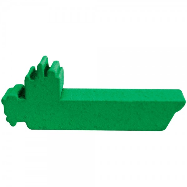 NAVIO DE GUERRA (mod.4) VERDE CLARO - 49x18x9 mm