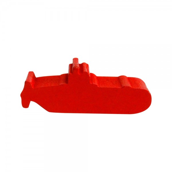 SUBMARINO (mod.2) VERMELHO - 39x15x9 mm