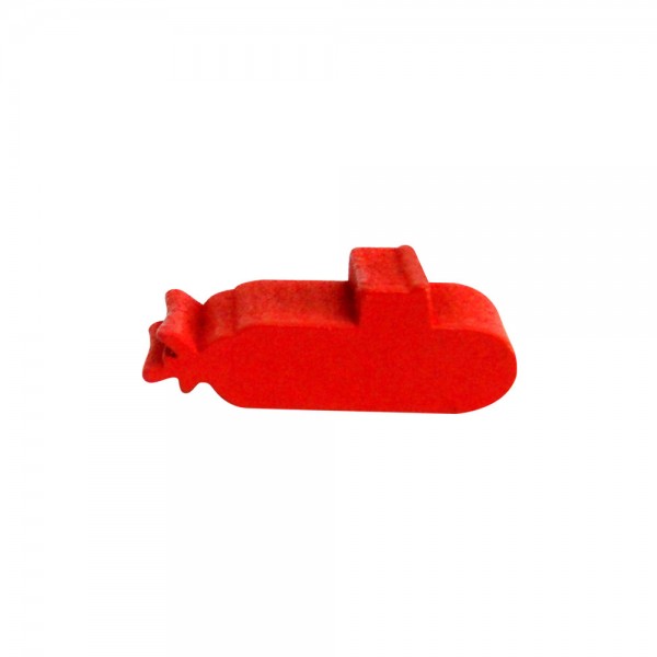 SUBMARINO (mod.3) VERMELHO - 29x1x9 mm