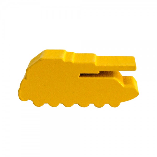 TANQUE DE GUERRA (mod.5) AMARELO - 39x16x9 mm