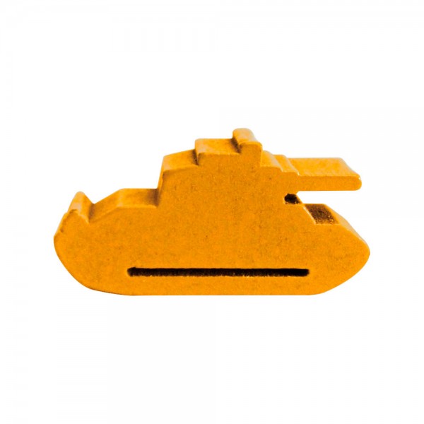 TANQUE DE GUERRA (mod.3) P AMARELO - 28x11x9 mm