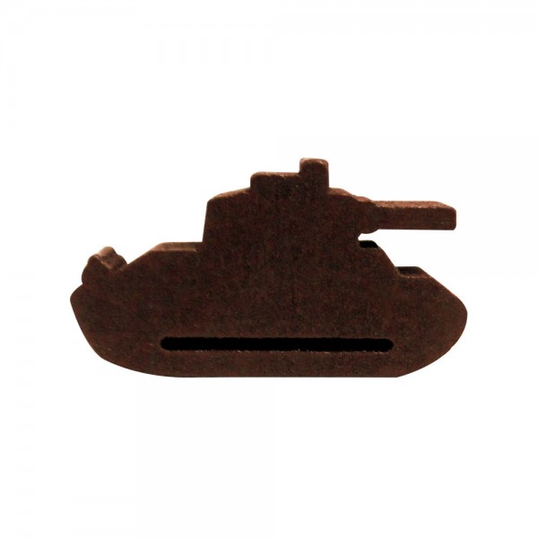 TANQUE DE GUERRA (mod.3) G MARROM - 38x20x9 mm