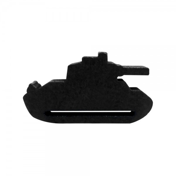 TANQUE DE GUERRA (mod.3) G PRETO - 38x20x9 mm