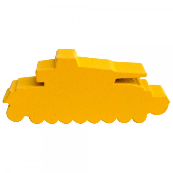 TANQUE DE GUERRA (mod.6) AMARELO - 47x20x9 mm