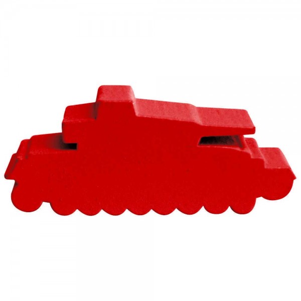 TANQUE DE GUERRA (mod.6) VERMELHO - 47x20x9 mm